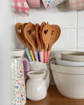 Hand-Painted Wooden Heart Spoon