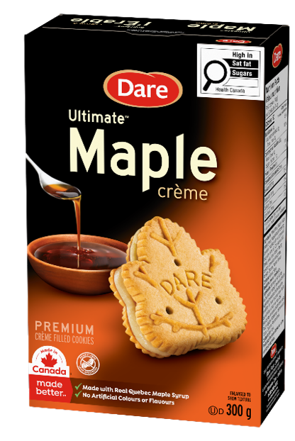 Dare Ultimate Maple Leaf Creme Cookies