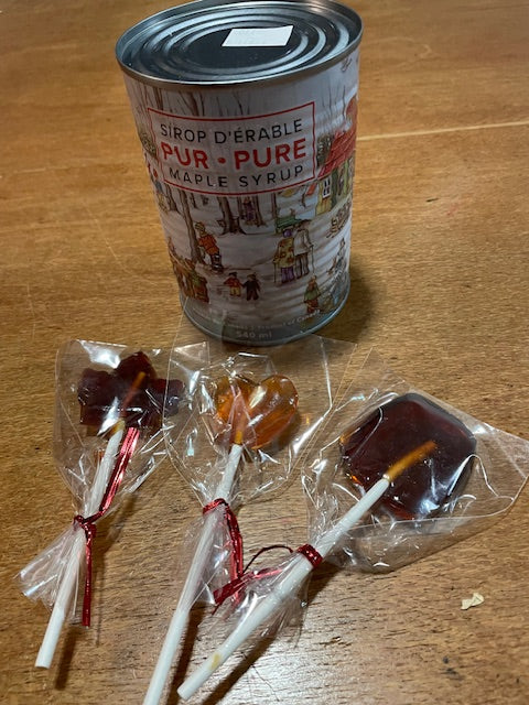Maple Starter Bundle — Amber Syrup + 3 Lollipops