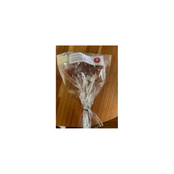 lollipops in a plastic  wrapping